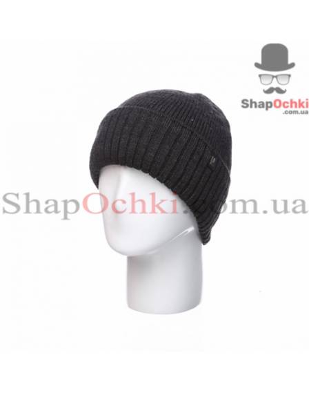 Шапка мужская Leks, Норд, антрацит меланж