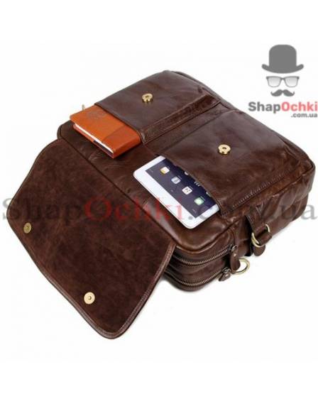 Сумка чоловіча Tiding Bag 7085C, шкіра, коричнева
