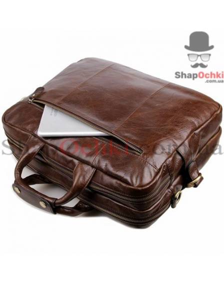 Сумка чоловіча Tiding Bag 7085C, шкіра, коричнева