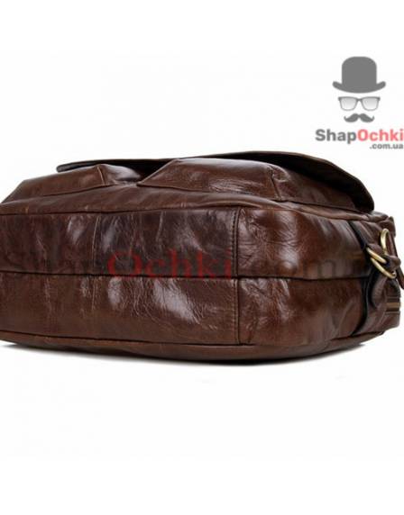 Сумка чоловіча Tiding Bag 7085C, шкіра, коричнева