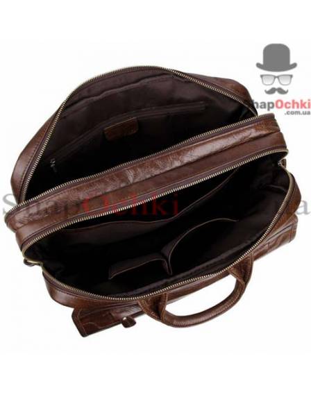Сумка чоловіча Tiding Bag 7085C, шкіра, коричнева