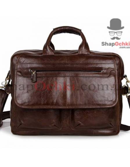 Сумка чоловіча Tiding Bag 7085C, шкіра, коричнева