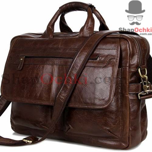 Сумка мужская Tiding Bag 7085C,  кожа,  коричневая