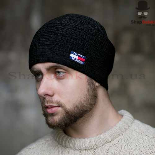Шапка мужская Gunner,  Tommy Hilfiger,  черный меланж