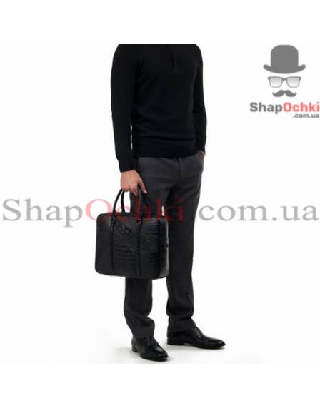 Сумка чоловіча Tiding Bag M9836D, шкіра, чорна