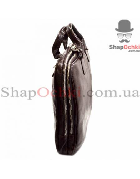 Портфель чоловічий Desisan, 052-019, шкіра, коричневий