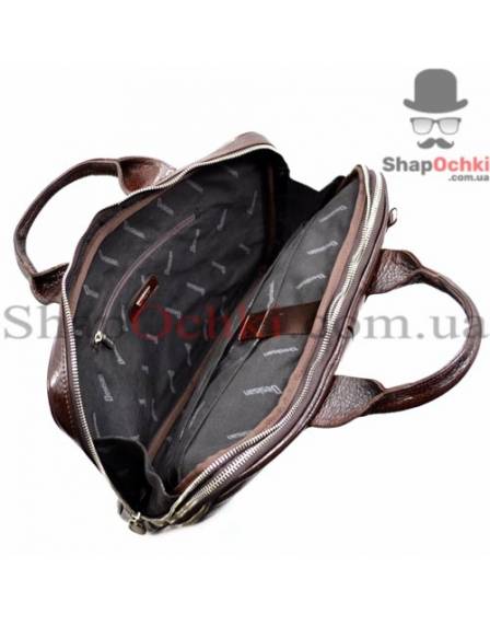 Портфель чоловічий Desisan, 052-019, шкіра, коричневий