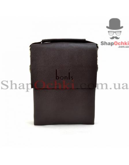 Барсетка чоловіча Bonis, 8607-2, екошкіра, коричнева