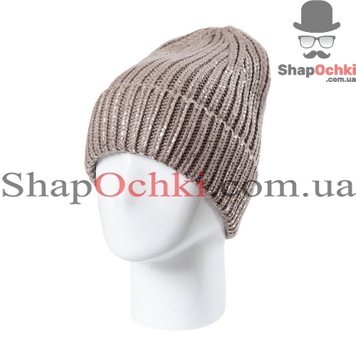 Шапка женская YPH,  Сияние,  качи+светлое золото