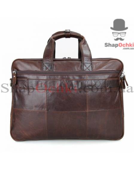 Сумка чоловіча Tiding Bag 7343C, шкіра, коричнева