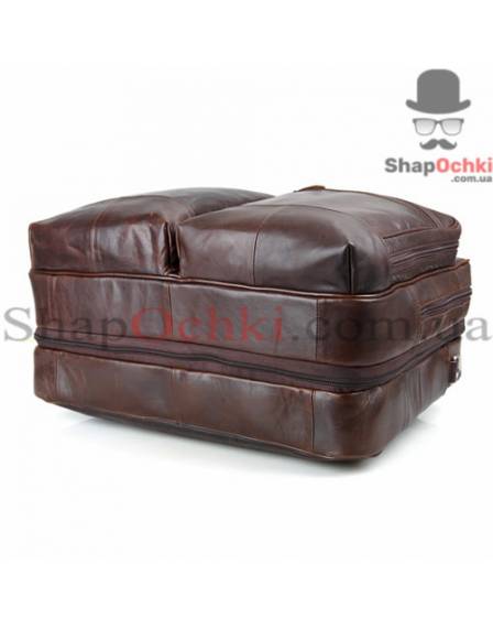 Сумка чоловіча Tiding Bag 7343C, шкіра, коричнева