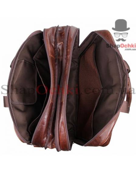 Сумка чоловіча Tiding Bag 7343C, шкіра, коричнева