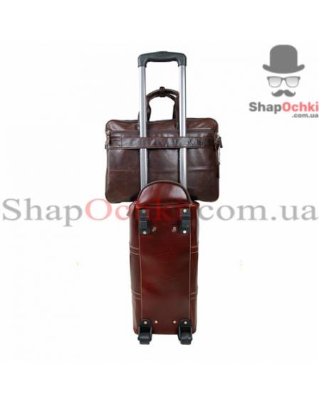 Сумка чоловіча Tiding Bag 7343C, шкіра, коричнева