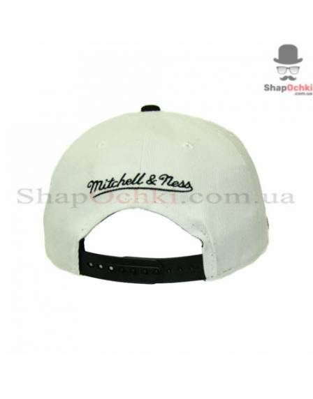 Кепка реперка Miami Heat, RN 11493, бело-чёрная