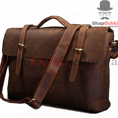 Портфель чоловічий Tiding Bag 7082R,  шкіра,  темно-коричневий