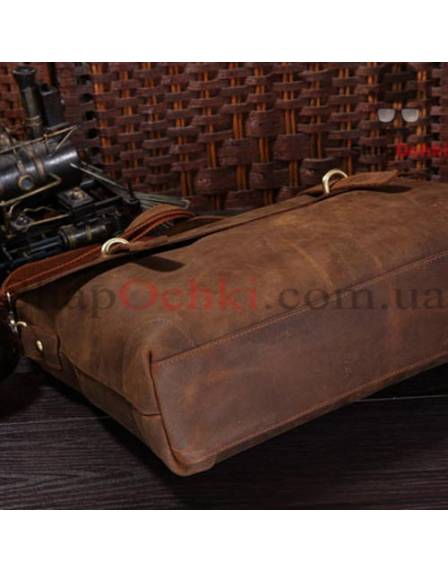 Портфель чоловічий Tiding Bag 7082R, шкіра, темно-коричневий