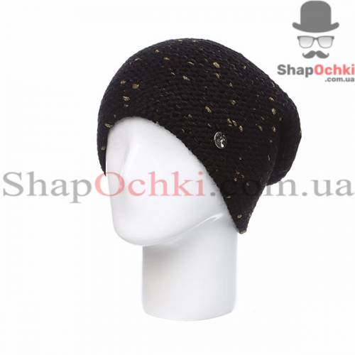 Шапка женская Leks,  Заря,  черная+золото