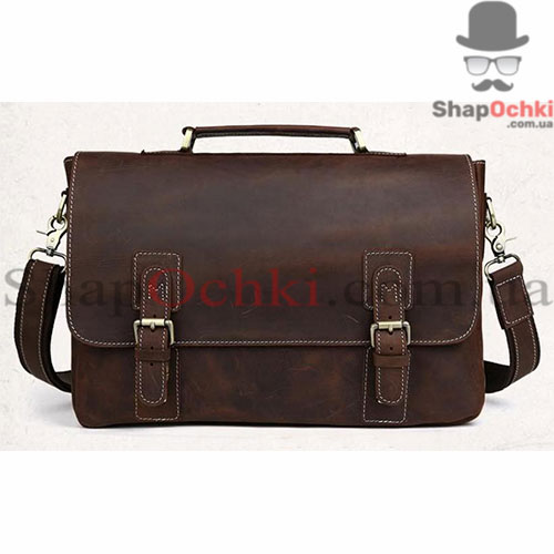 Портфель чоловічий Tiding Bag t8069DB,  кожа,  темно-коричневий