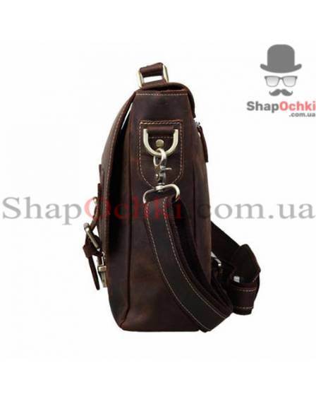 Портфель мужской Tiding Bag t8069DB, кожа, темно-коричневый