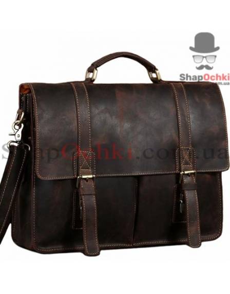 Портфель мужской Tiding Bag t1115, кожа, коричневый