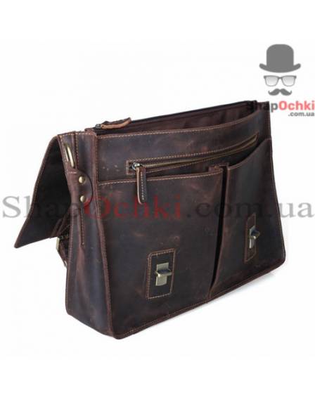Портфель мужской Tiding Bag t1115, кожа, коричневый