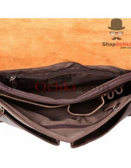Портфель мужской Tiding Bag t1115, кожа, коричневый