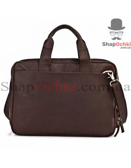 Сумка чоловіча Tiding Bag 7092R, шкіра, темно-коричнева