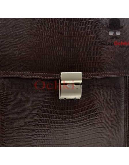 Портфель чоловічий Desisan, 5009-142, шкіра, коричневий