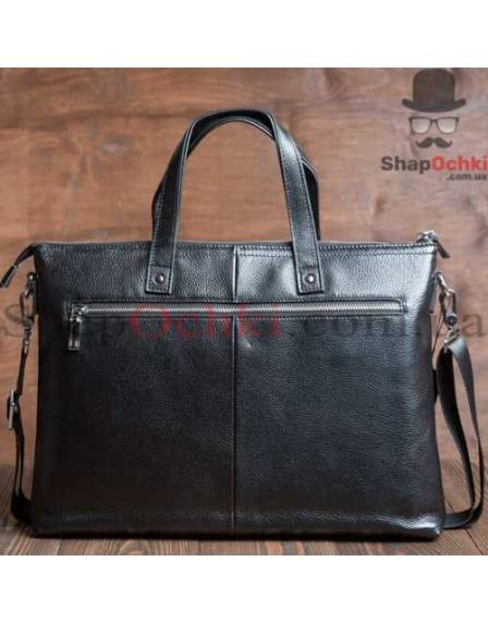 Сумка чоловіча Tiding Bag M6868-3A, шкіра, чорна