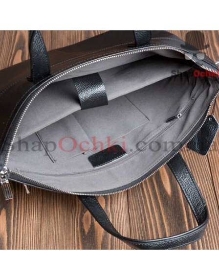 Сумка чоловіча Tiding Bag M6868-3A, шкіра, чорна