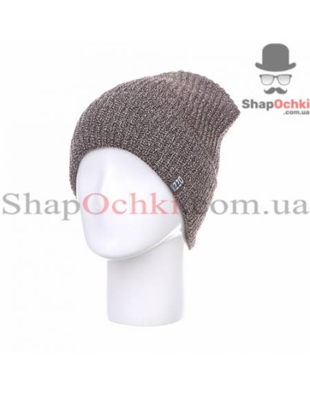 Шапка Ozzi, №143, колір коричневий+світло-бежевий