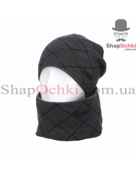 Комплект чоловічий Leks, Балі, сірий+чорний