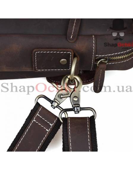 Портфель чоловічий Tiding Bag t1123, шкіра, темно-коричневий