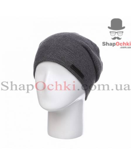Шапка чоловіча Leks, Рій, сірий меланж