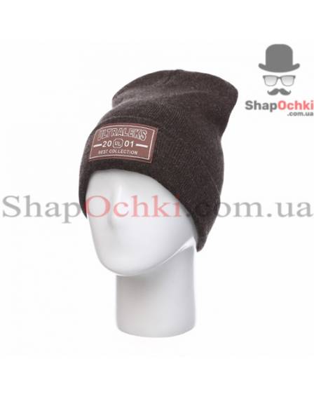 Шапка Leks, Сотка, коричневий меланж