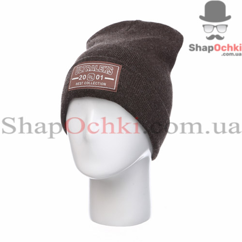 Шапка Leks,  Сотка,  коричневый меланж