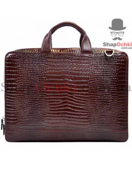Портфель мужской Desisan, 1347-626, кожа, бордо