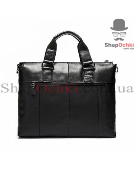 Сумка чоловіча Tiding Bag 7264A, шкіра, колір чорний