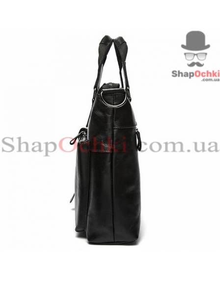 Сумка чоловіча Tiding Bag 7264A, шкіра, колір чорний