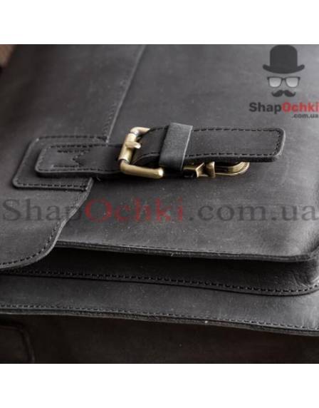 Портфель чоловічий Tiding Bag G8870A, шкіра, чорний