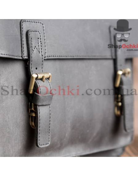 Портфель чоловічий Tiding Bag G8870A, шкіра, чорний