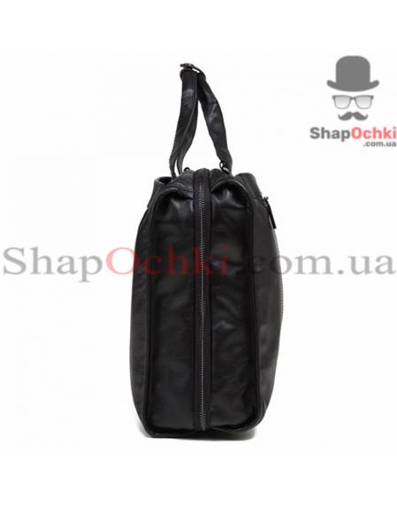 Сумка чоловіча Tiding Bag 7243A, шкіра, чорна