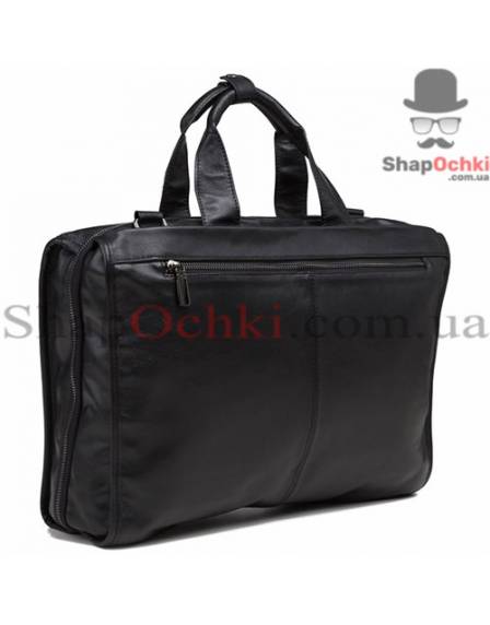 Сумка чоловіча Tiding Bag 7243A, шкіра, чорна