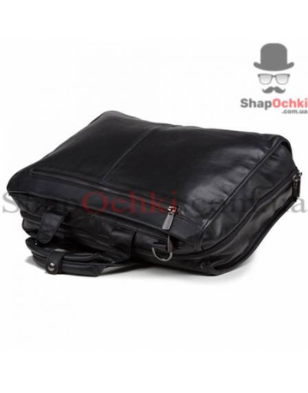 Сумка чоловіча Tiding Bag 7243A, шкіра, чорна