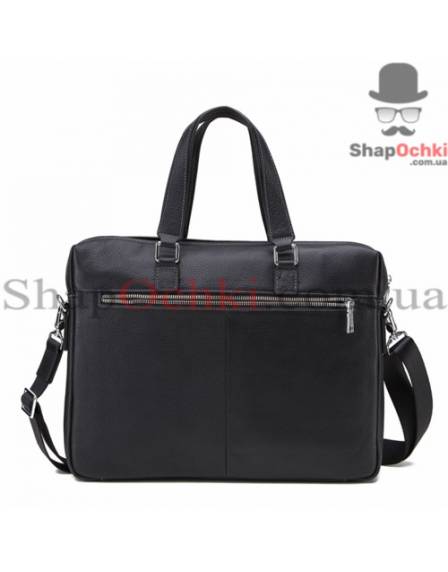 Сумка чоловіча Tiding Bag NM17-9101-5A, шкіра, колір чорний