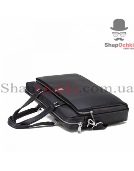 Сумка чоловіча Tiding Bag NM17-9101-5A, шкіра, колір чорний