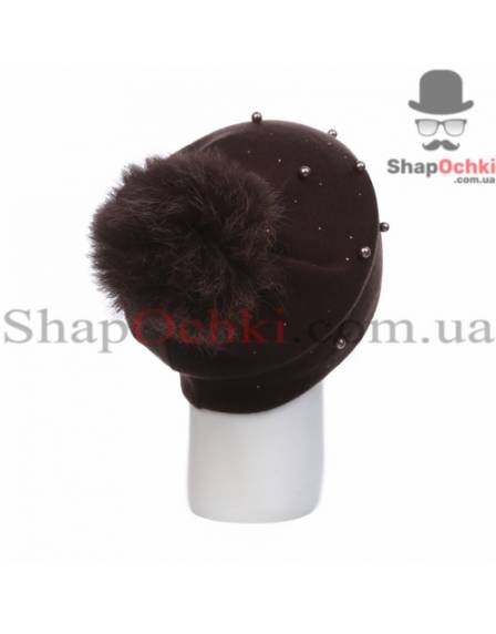 Шапка женская Leks, Сандра, шоколад