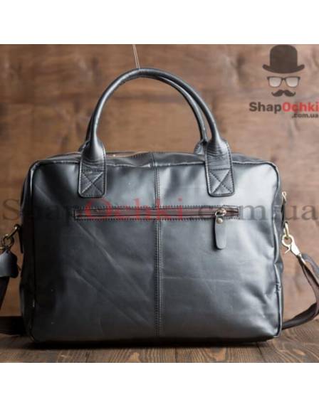 Сумка чоловіча Tiding Bag GB331A, шкіра, чорна
