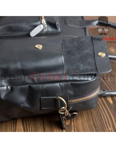 Сумка чоловіча Tiding Bag GB331A, шкіра, чорна