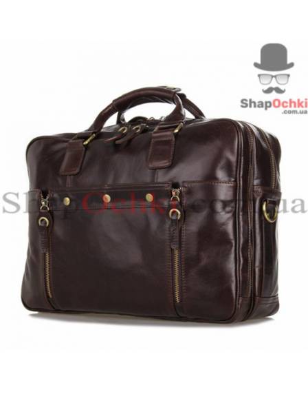 Сумка мужская Tiding Bag 7201C, кожа, кофейная
